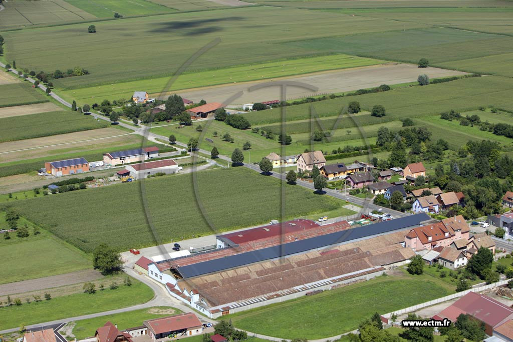 Photo arienne de Elsenheim