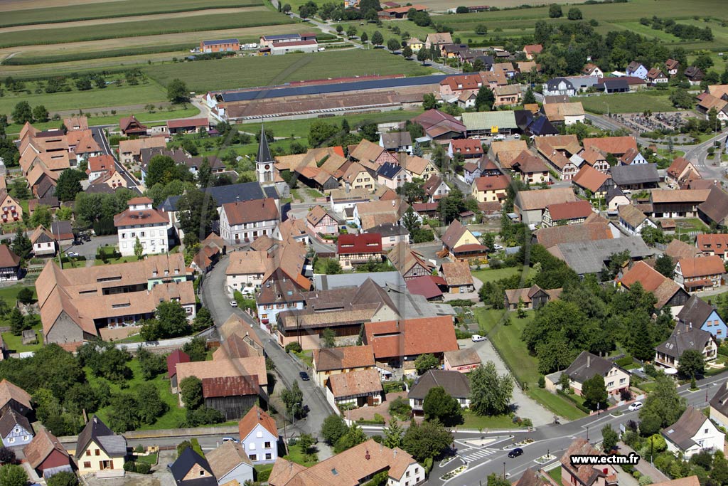 Photo arienne de Elsenheim