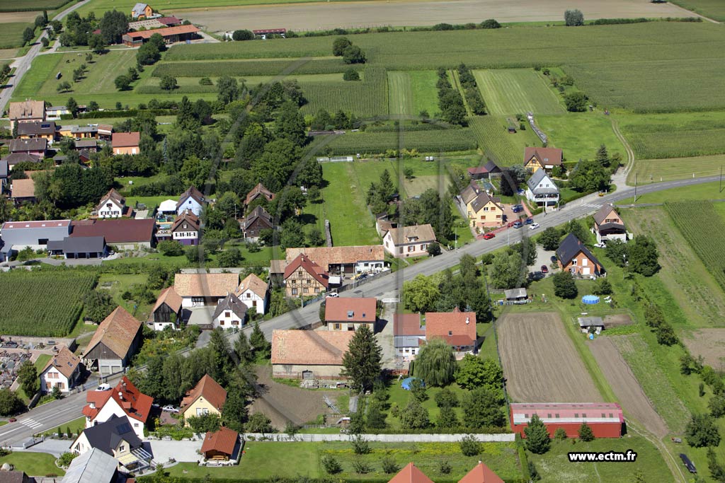 Photo arienne de Elsenheim