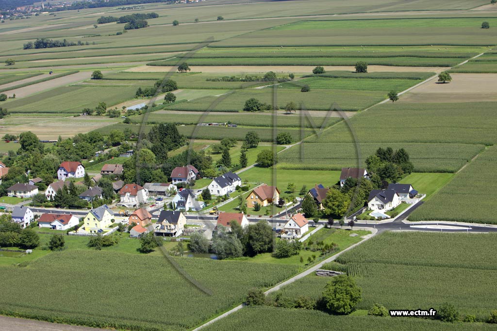 Photo arienne de Grussenheim