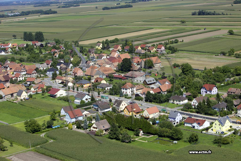 Photo arienne de Grussenheim
