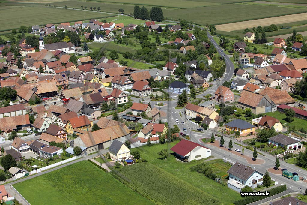 Photo arienne de Grussenheim