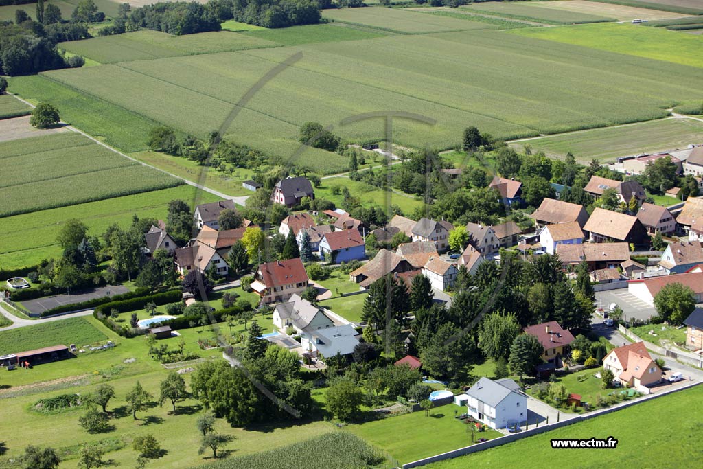 Photo arienne de Grussenheim