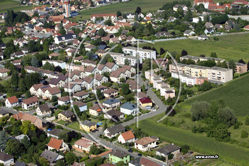 Photo arienne de Horbourg-Wihr (Horbourg)