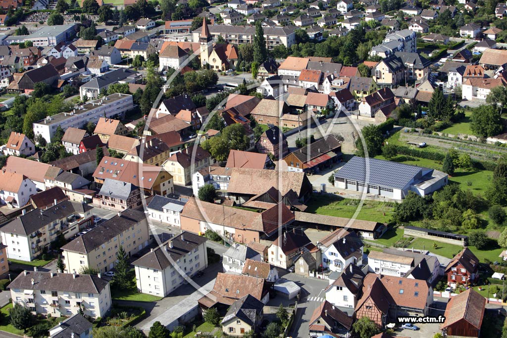 Photo arienne de Horbourg-Wihr (Horbourg)