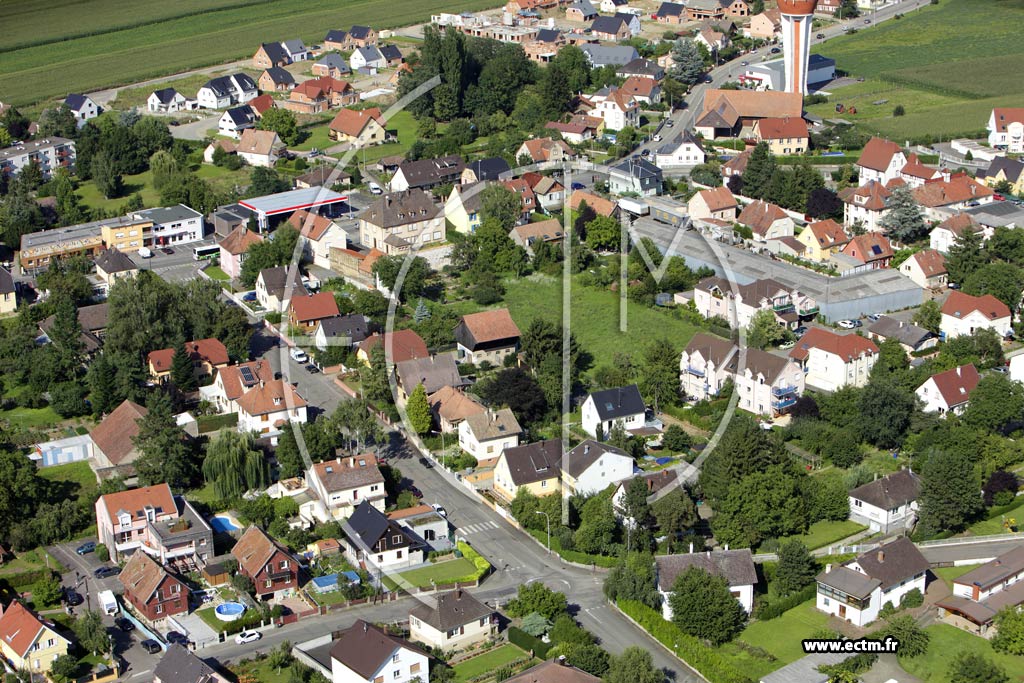 Photo arienne de Horbourg-Wihr (Horbourg)