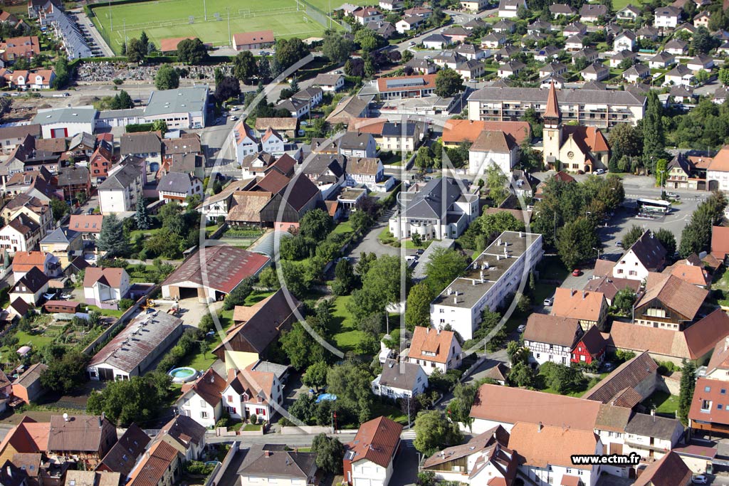 Photo arienne de Horbourg-Wihr (Horbourg)