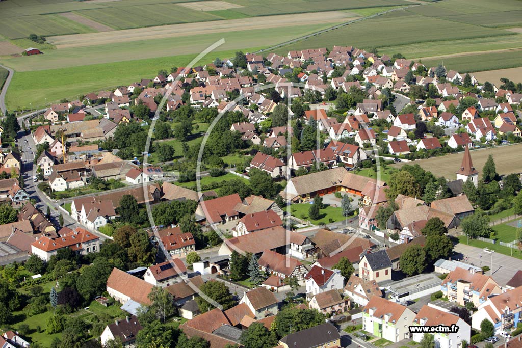 Photo arienne de Horbourg-Wihr (Wihr-en-Plaine)