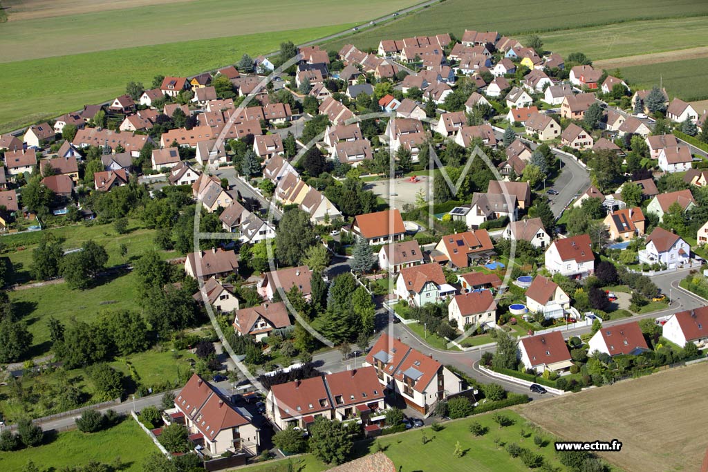 Photo arienne de Horbourg-Wihr (Wihr-en-Plaine)