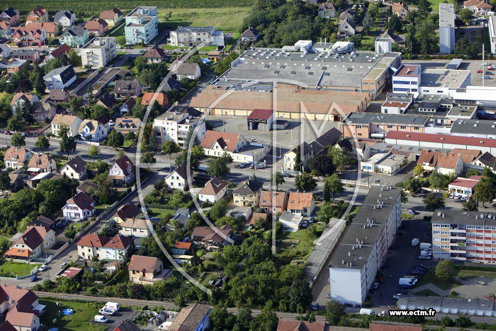 Photo arienne de Ingersheim