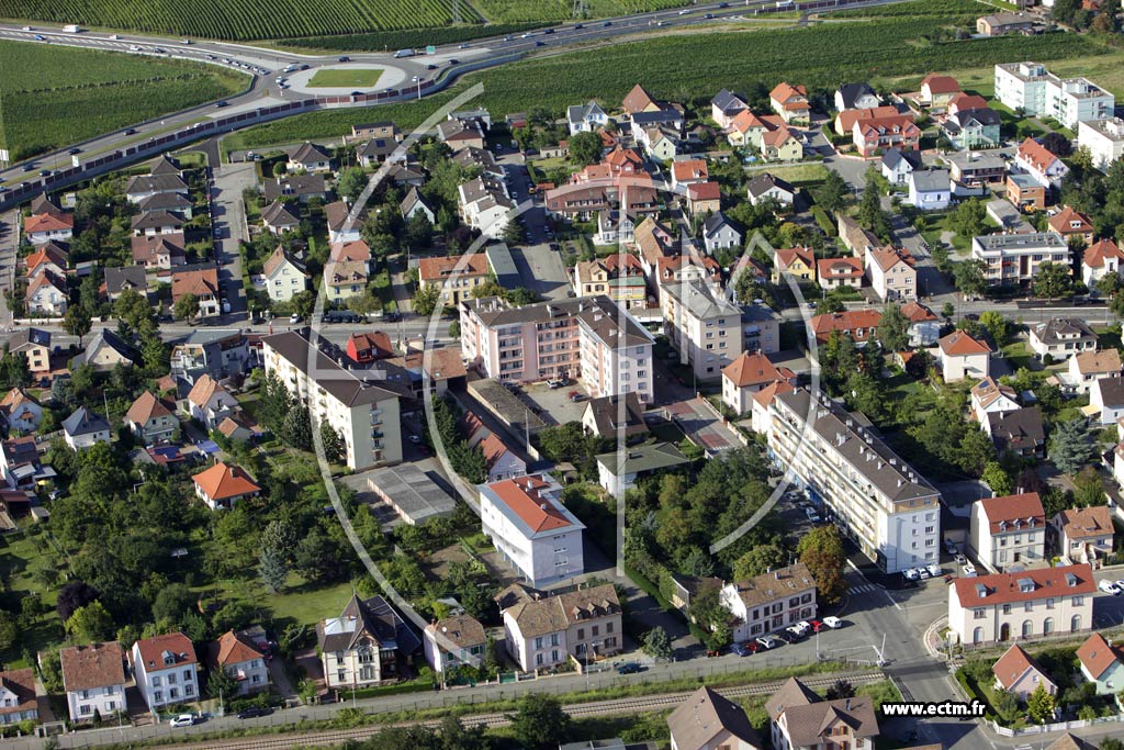 Photo arienne de Ingersheim