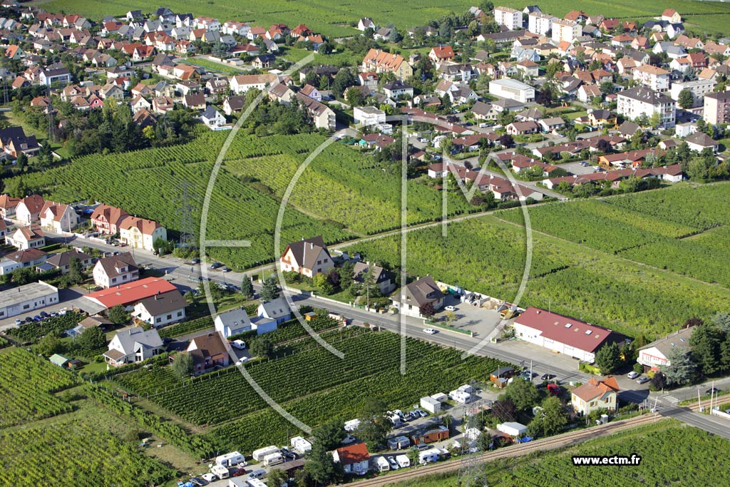 Photo arienne de Ingersheim