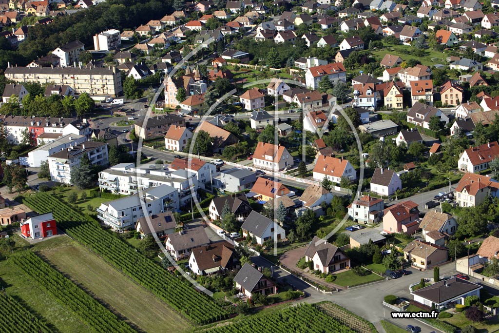 Photo arienne de Ingersheim