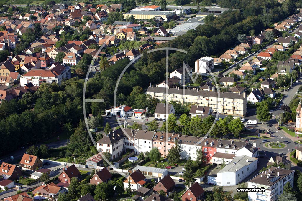Photo arienne de Ingersheim