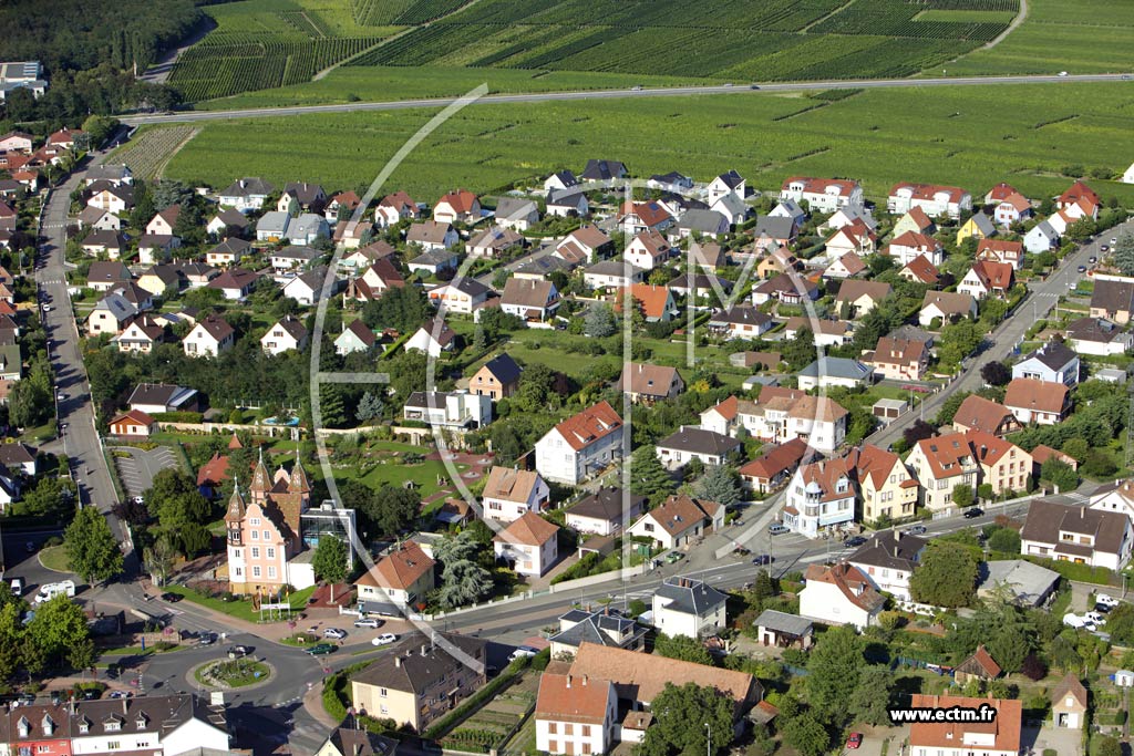 Photo arienne de Ingersheim