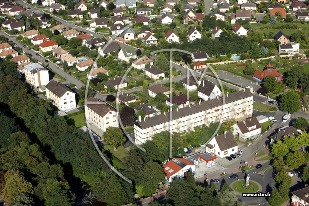 Photo arienne de Ingersheim