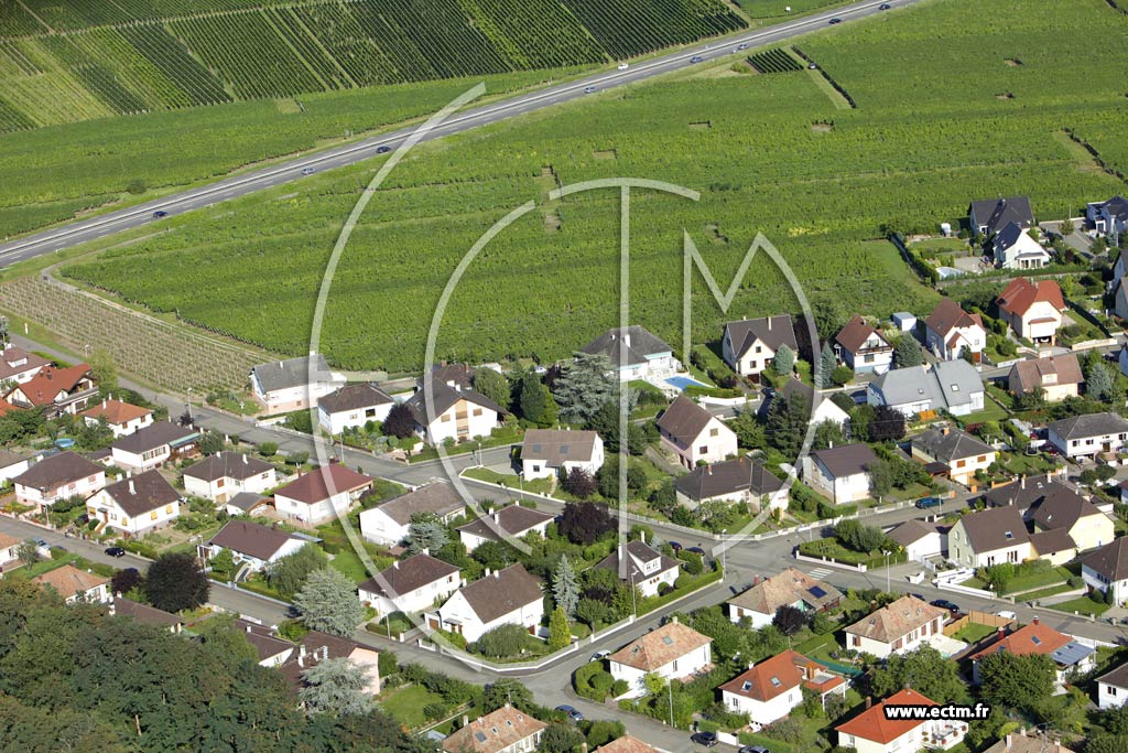 Photo arienne de Ingersheim