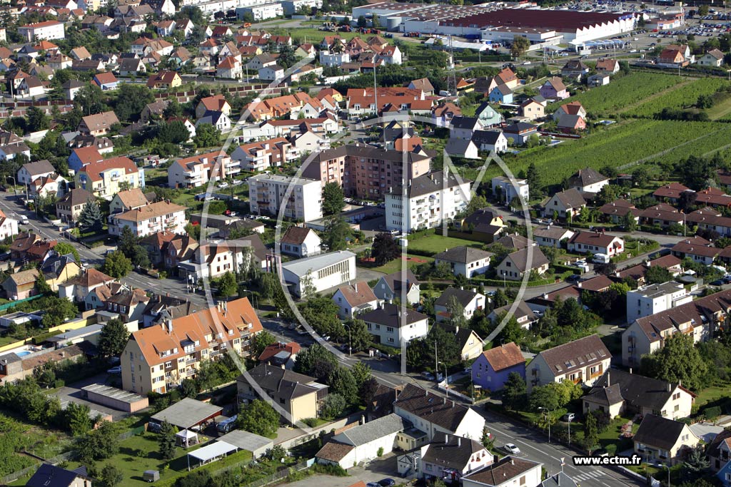Photo arienne de Ingersheim