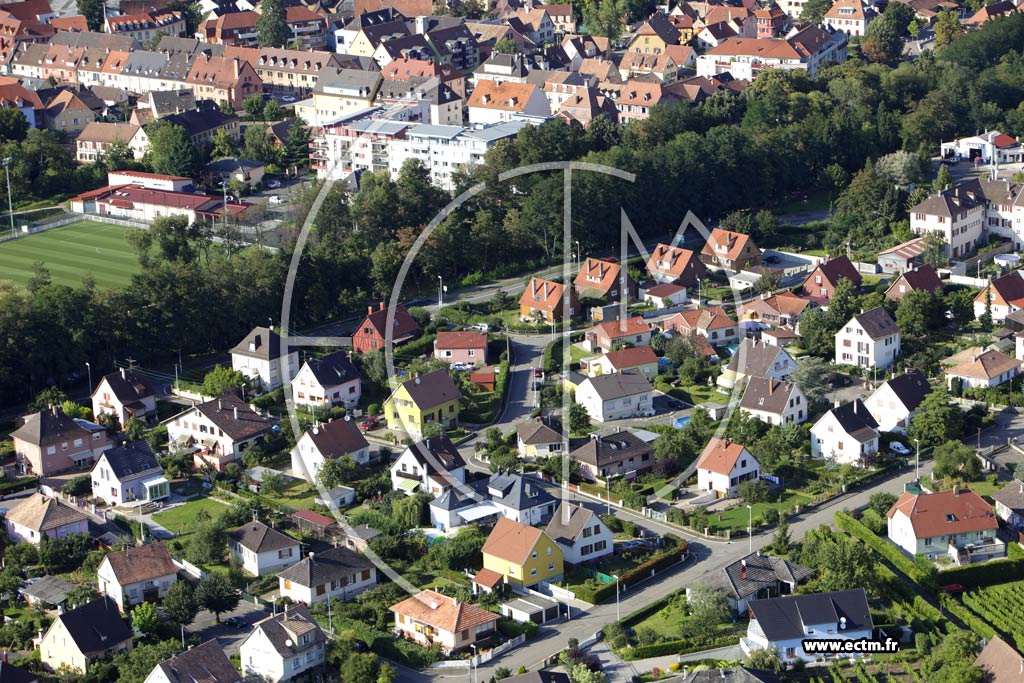 Photo arienne de Ingersheim