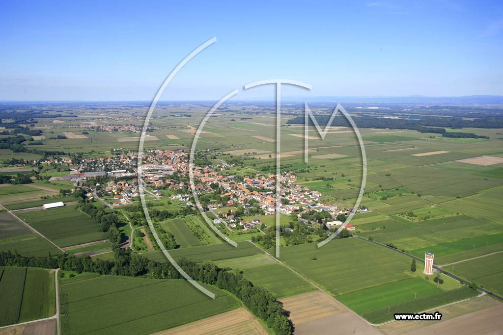 Photo arienne de Jebsheim