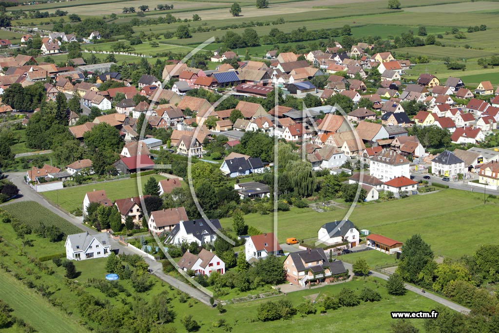 Photo arienne de Jebsheim