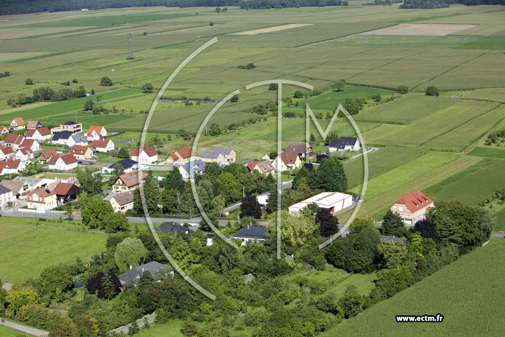 Photo arienne de Jebsheim