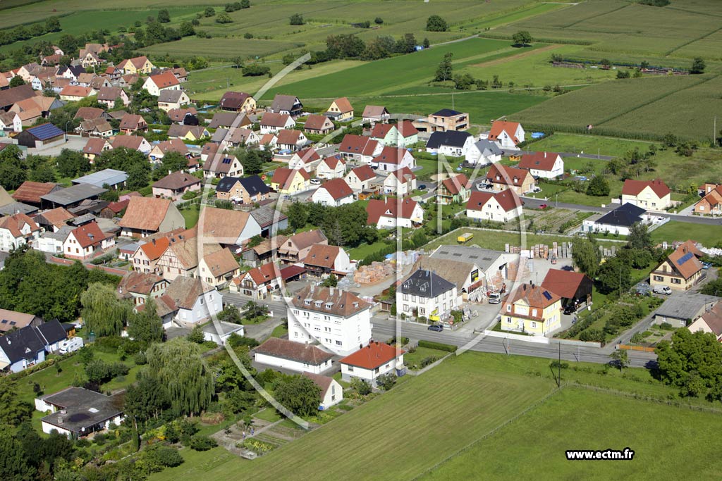 Photo arienne de Jebsheim