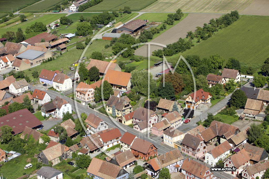 Photo arienne de Jebsheim