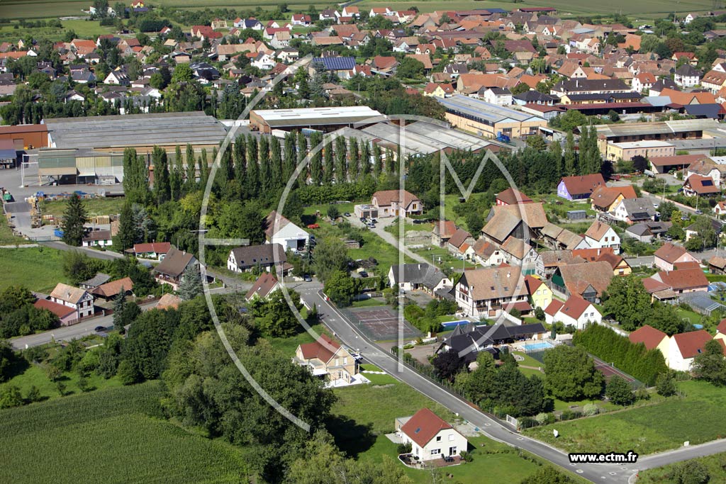 Photo arienne de Jebsheim