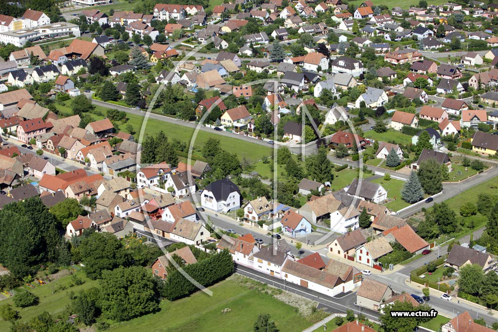 Photo arienne de Kunheim