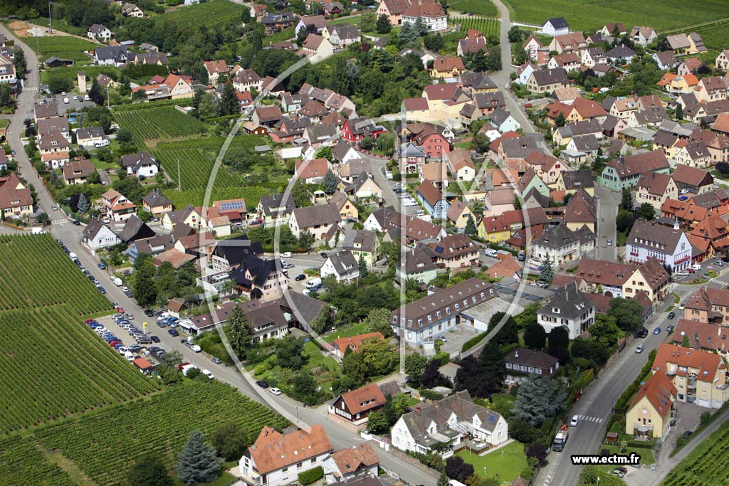 Photo arienne de Mittelwihr