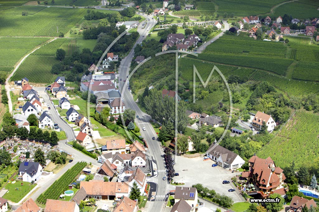 Photo arienne de Mittelwihr