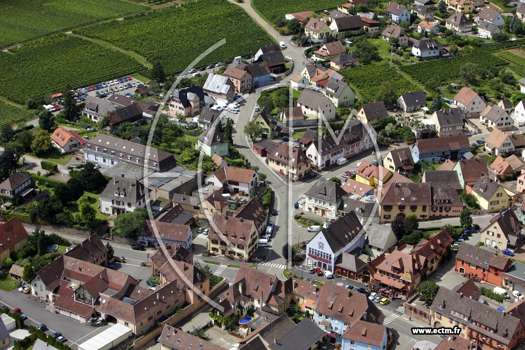 Photo arienne de Mittelwihr