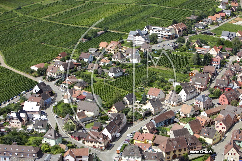 Photo arienne de Mittelwihr