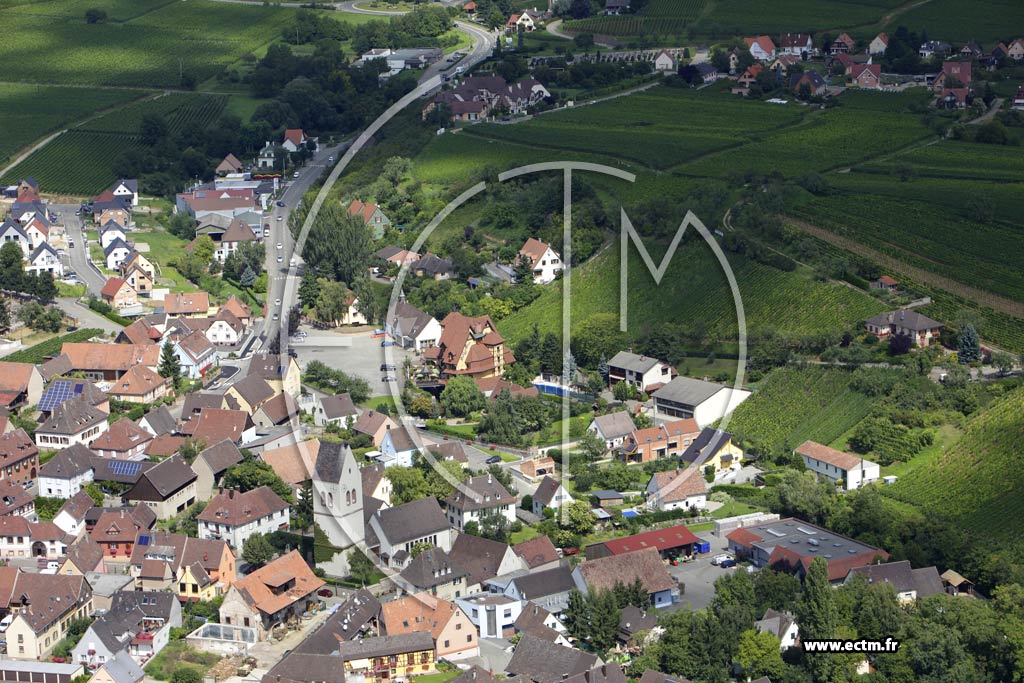 Photo arienne de Mittelwihr