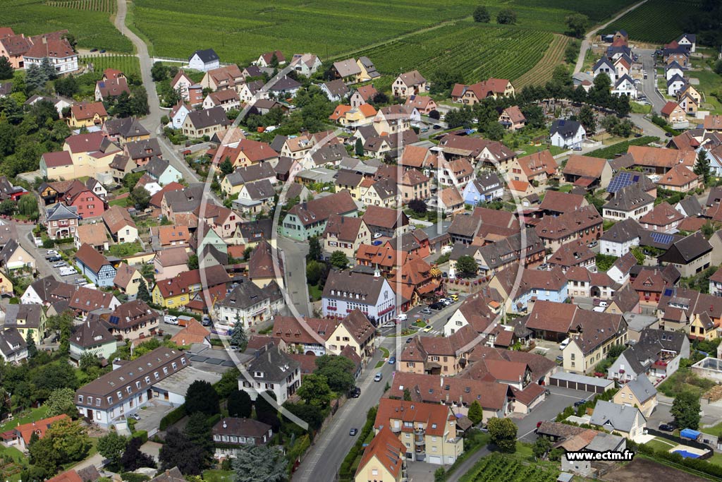 Photo arienne de Mittelwihr