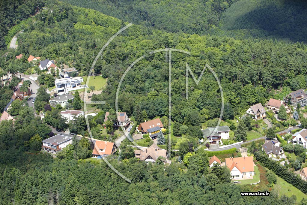 Photo arienne de Niedermorschwihr (Hunabuhl)