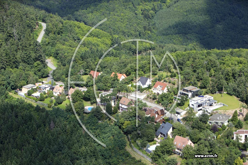 Photo arienne de Niedermorschwihr (Hunabuhl)