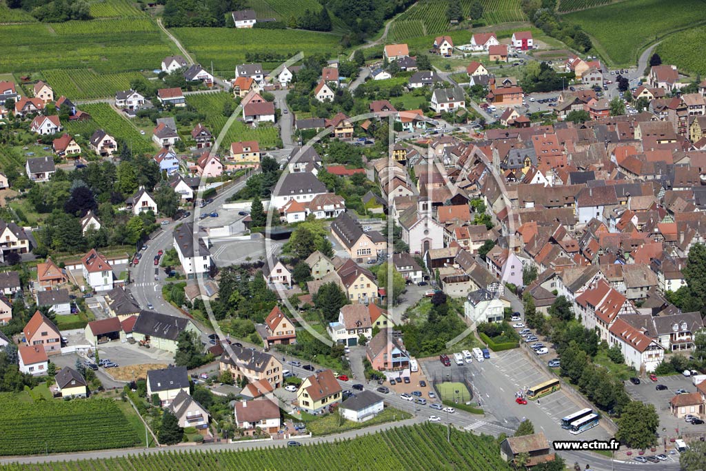 Photo arienne de Riquewihr