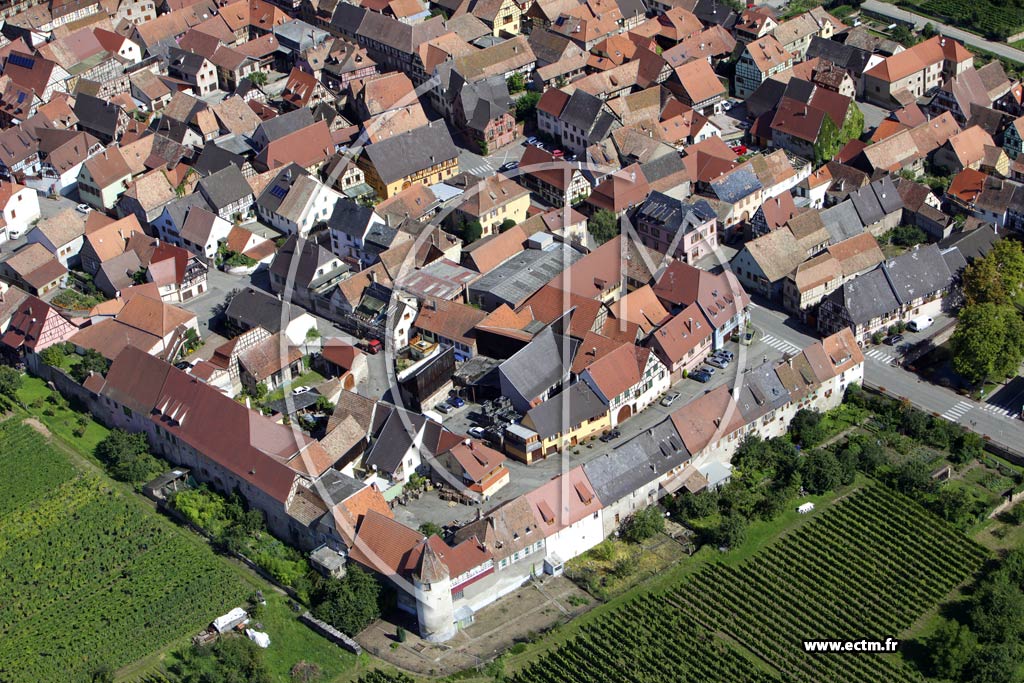 Photo arienne de Saint-Hippolyte