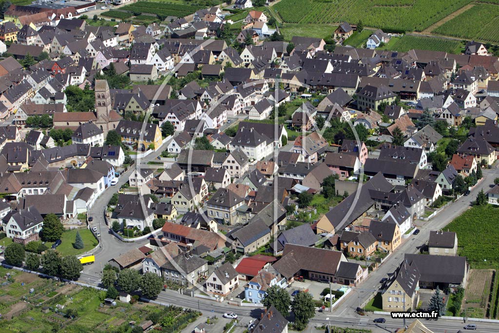 Photo arienne de Sigolsheim