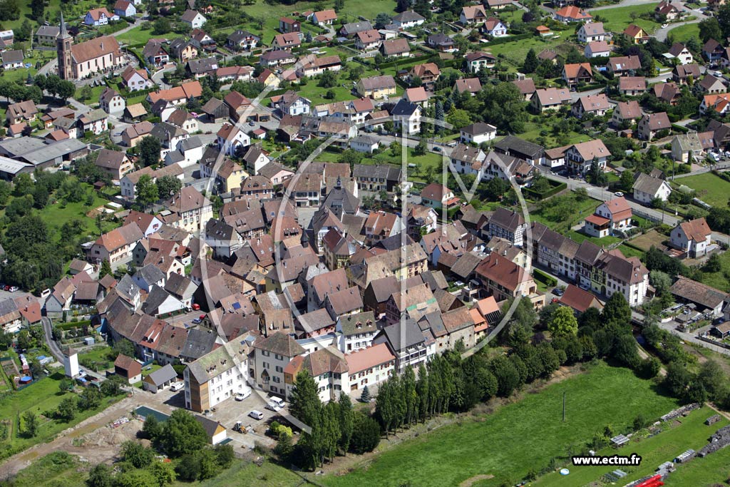 Photo arienne de Soultzbach-les-Bains