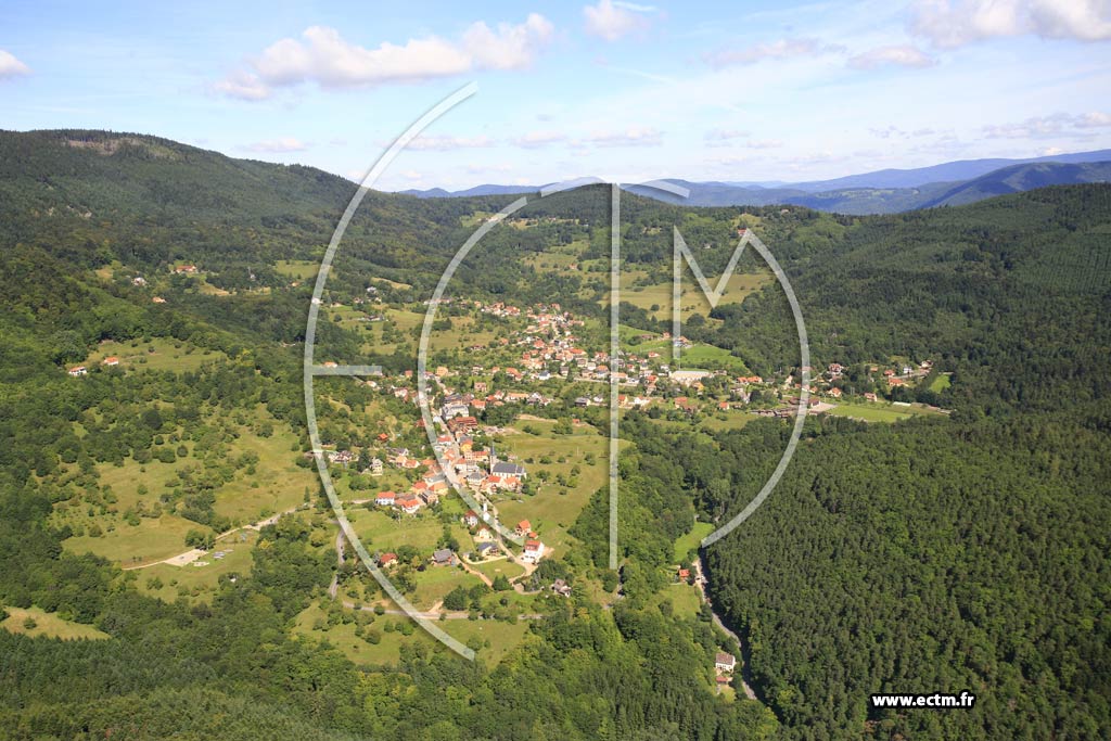 Photo arienne de Thannenkirch
