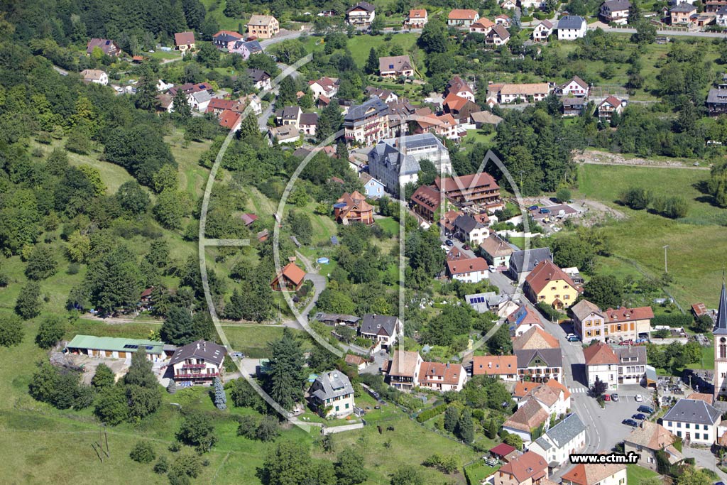 Photo arienne de Thannenkirch