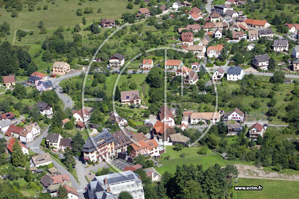 Photo arienne de Thannenkirch
