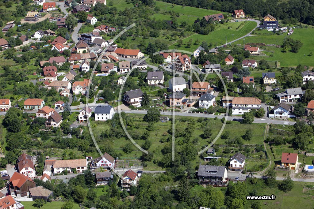 Photo arienne de Thannenkirch