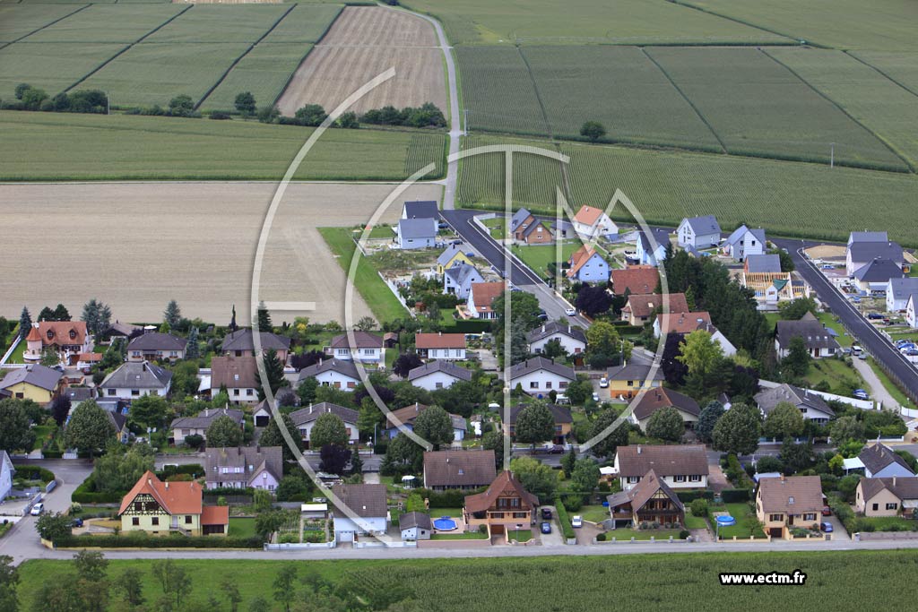 Photo arienne de Algolsheim