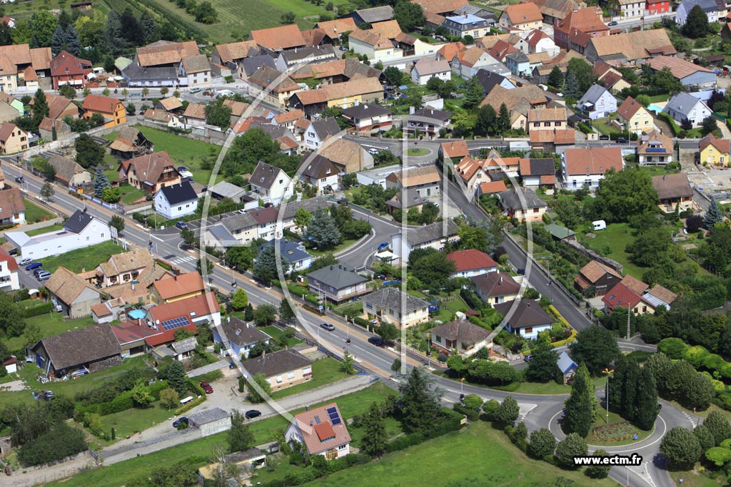 Photo arienne de Biesheim