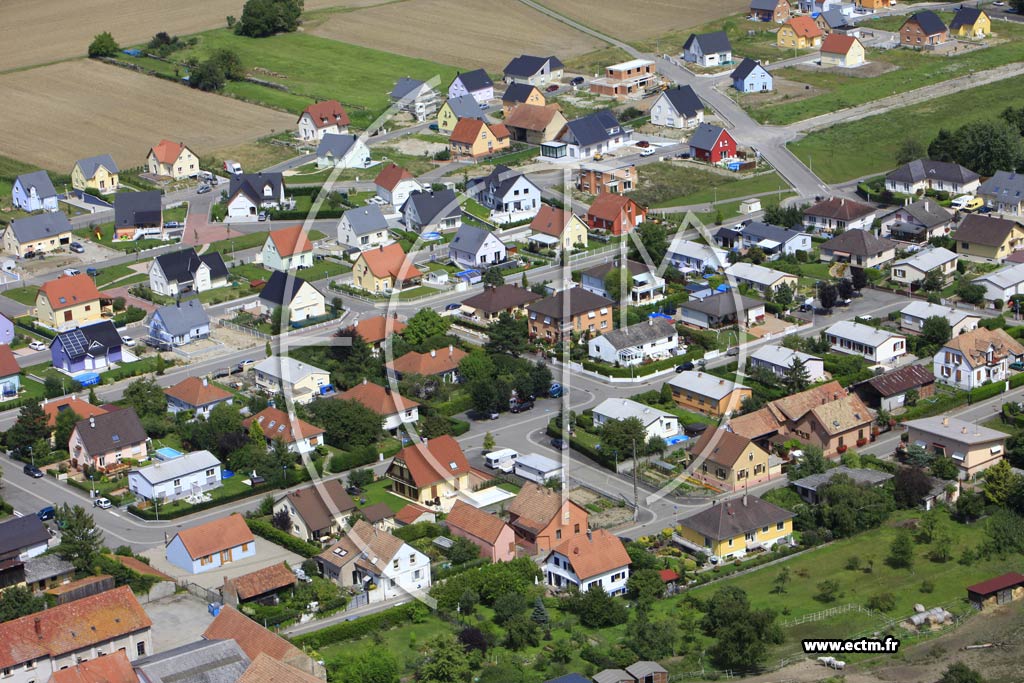 Photo arienne de Biesheim