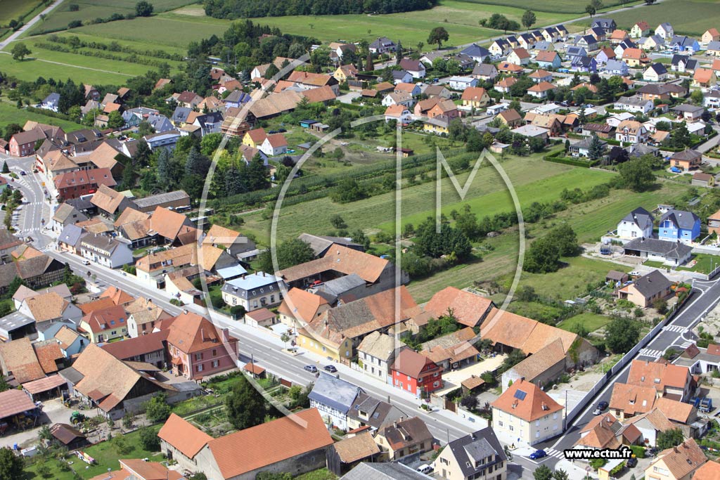Photo arienne de Biesheim